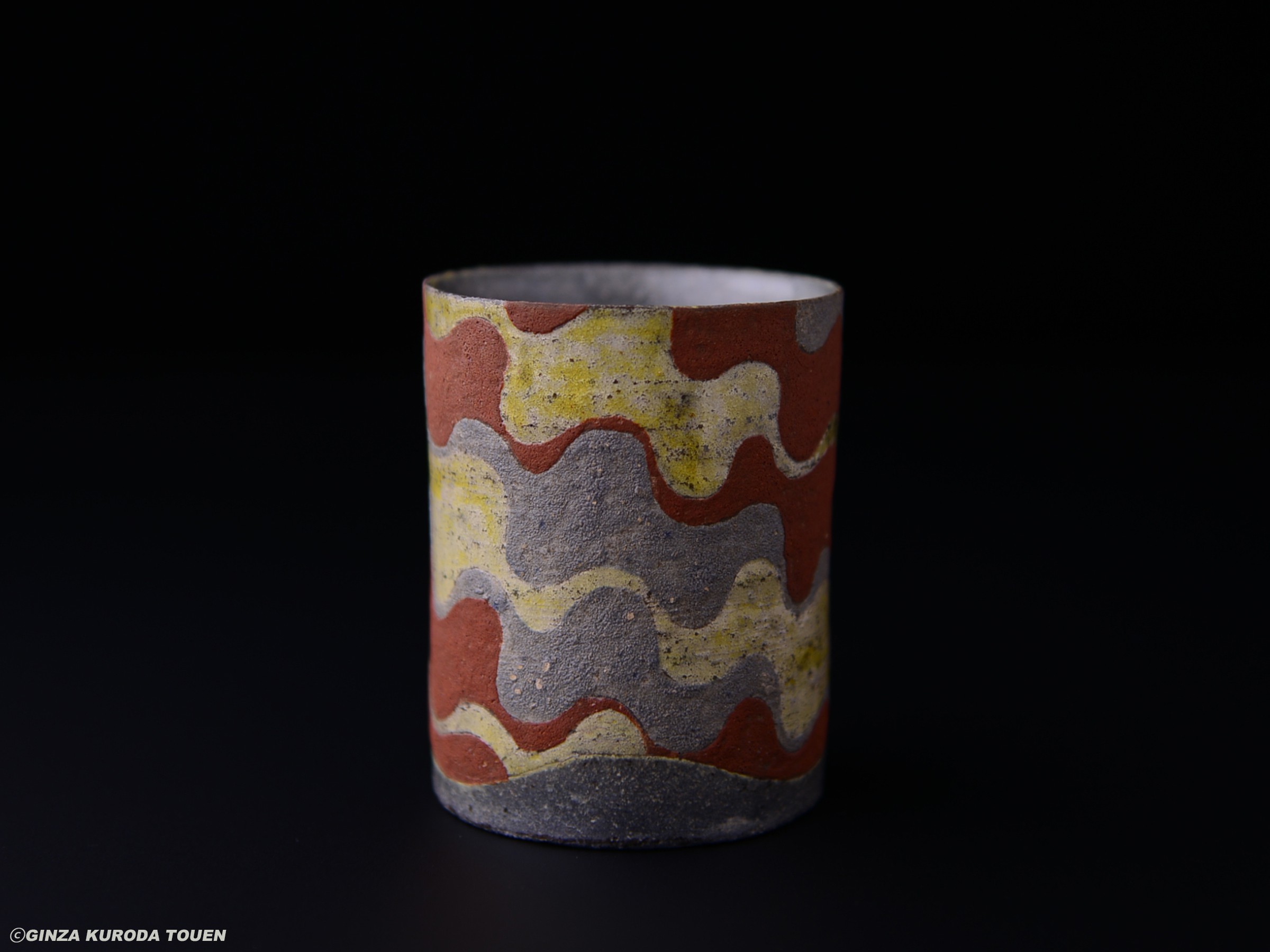 Shoji Kamoda: Tea cup, Saishoku type