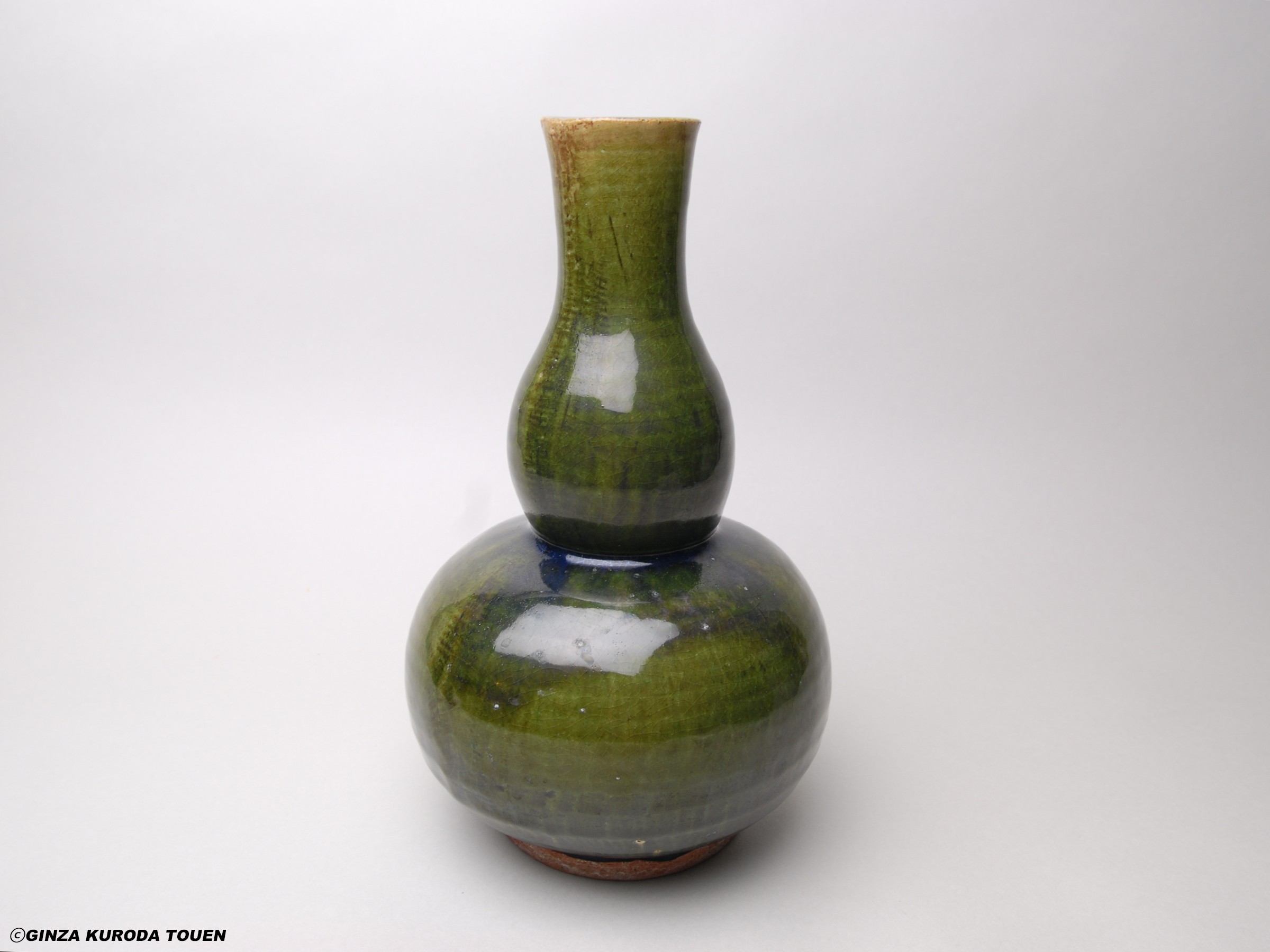 Rosanjin Kitaoji: Flower vase, Oribe type