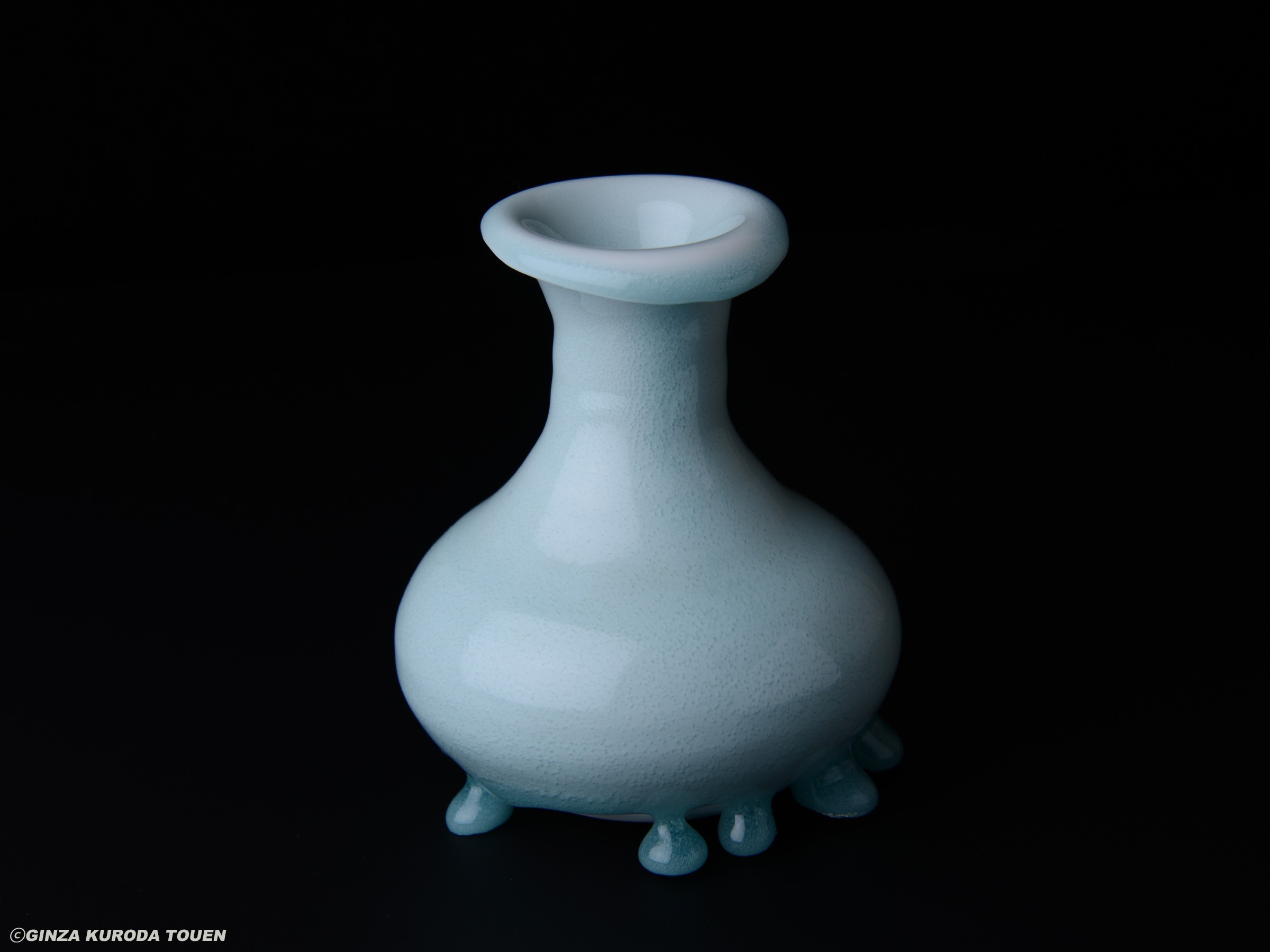 Fujio Koyama: Flower vase, Celadon type